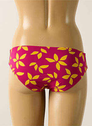 Bas de maillot de bain imprimé fantaisie culotte rose AUBADE femme