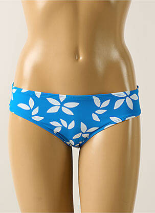Bas de maillot de bain imprimé fantaisie culotte bleu AUBADE femme