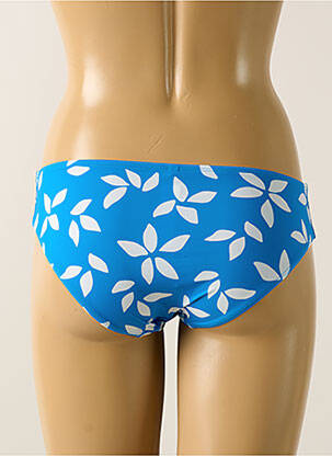 Bas de maillot de bain imprimé fantaisie culotte bleu AUBADE femme