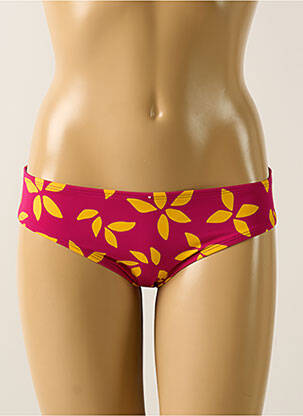 Bas de maillot de bain imprimé fantaisie culotte rose AUBADE femme