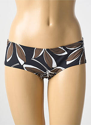Bas de maillot de bain imprimé fantaisie shorty noir AUBADE femme