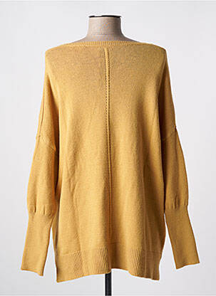 Pull coupe cintrée manches longues beige KANOPE femme