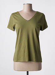 T-shirt vert FELINO pour femme seconde vue