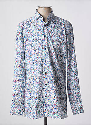 Chemise manches longues imprimé fleurs bleu MARVELIS homme