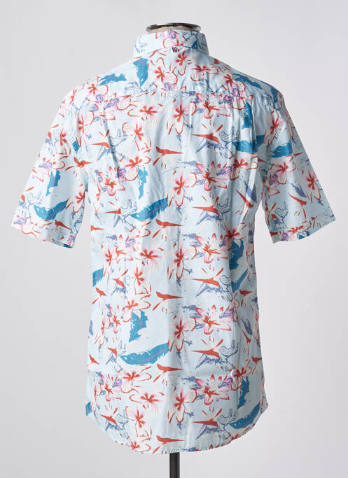 Chemise manches courtes bleu CAMBRIDGE pour homme