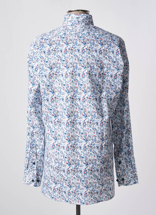 Chemise manches longues bleu MARVELIS pour homme