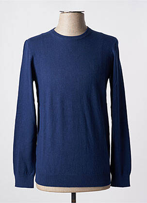 Pull stretch manches longues bleu CAMBRIDGE homme
