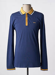 Polo bleu LEE COOPER pour homme seconde vue