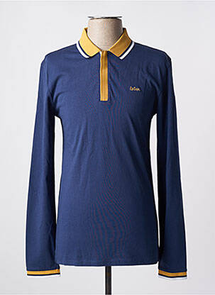 Polo bleu LEE COOPER pour homme