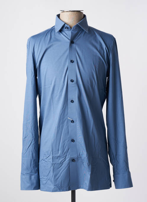 Chemise manches longues bleu OLYMP pour homme