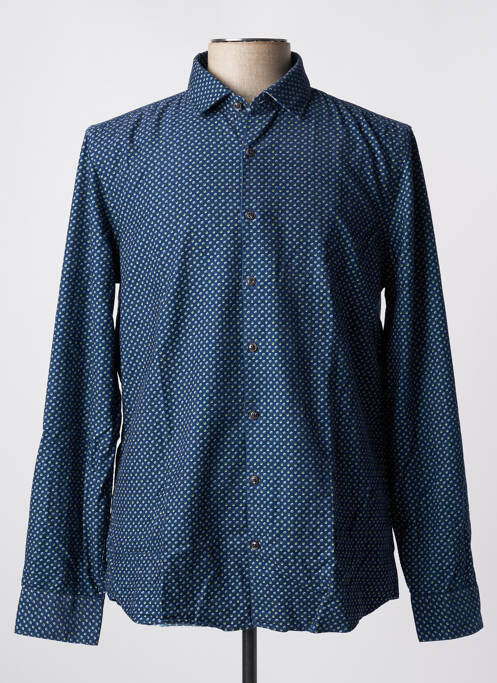 Chemise manches longues bleu OLYMP pour homme