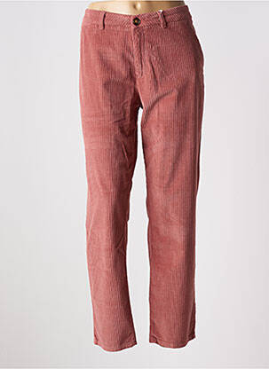 Pantalon droit poches marron KANOPE femme