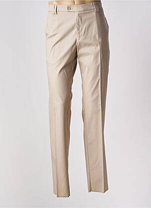 Pantalon droit coupe droite beige GIANNI MARCO homme