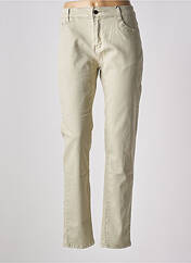 Pantalon slim beige KALISSON pour femme seconde vue