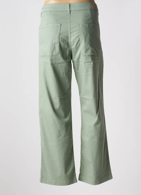 Pantalon droit vert KANOPE pour femme