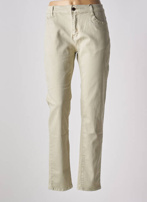 Pantalon slim beige KALISSON pour femme