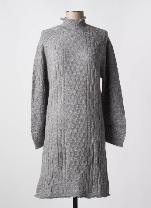 Robe mi-longue gris EDC pour femme