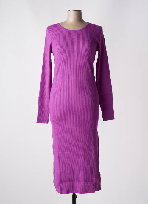 Robe mi-longue violet EDC pour femme