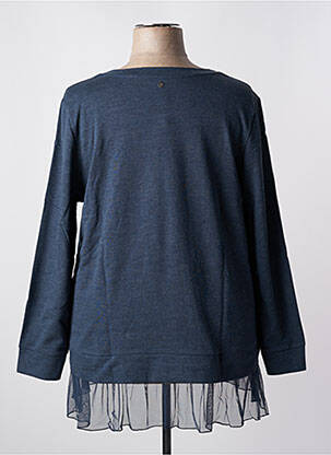 Sweat-shirt manches longues manches longues gris SHEEGO femme