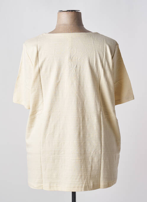 T-shirt beige SHEEGO pour femme