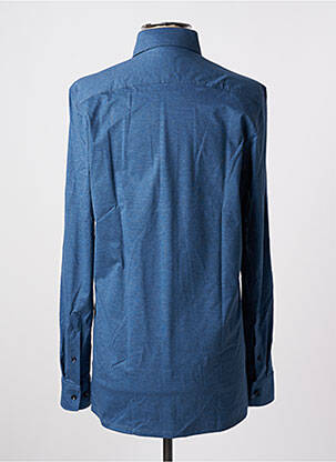 Chemise manches longues manches longues bleu OLYMP homme