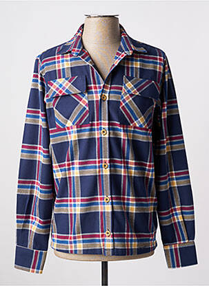 Chemise manches longues manches longues bleu YELLOW SKIN homme