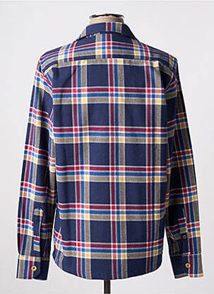 Chemise manches longues poches bleu YELLOW SKIN homme