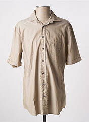 Chemise manches courtes beige OLYMP pour homme seconde vue