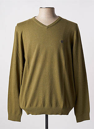 Pull vert CAMBRIDGE pour homme