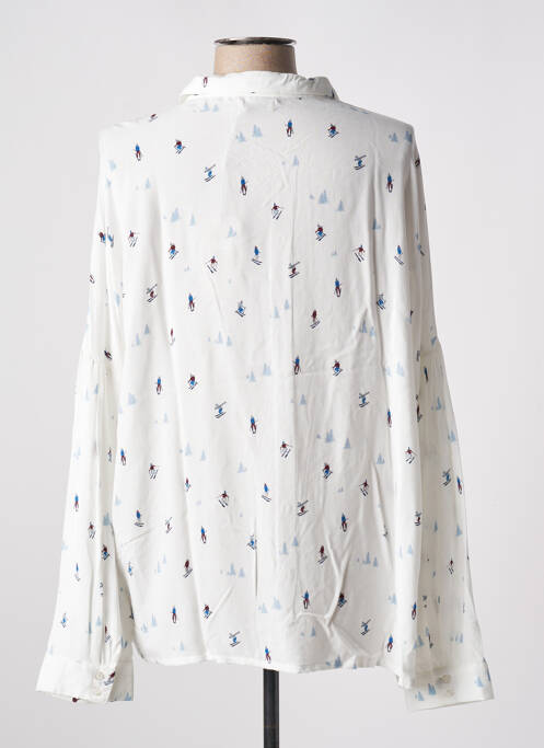 Chemisier blanc KANOPE pour femme