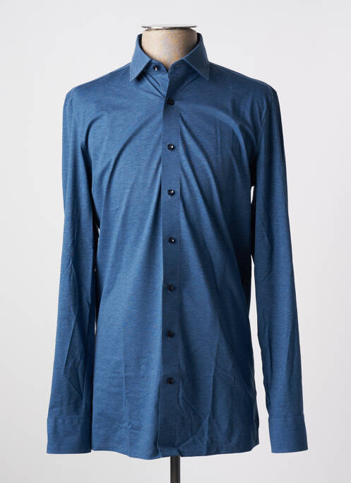 Chemise manches longues bleu OLYMP pour homme