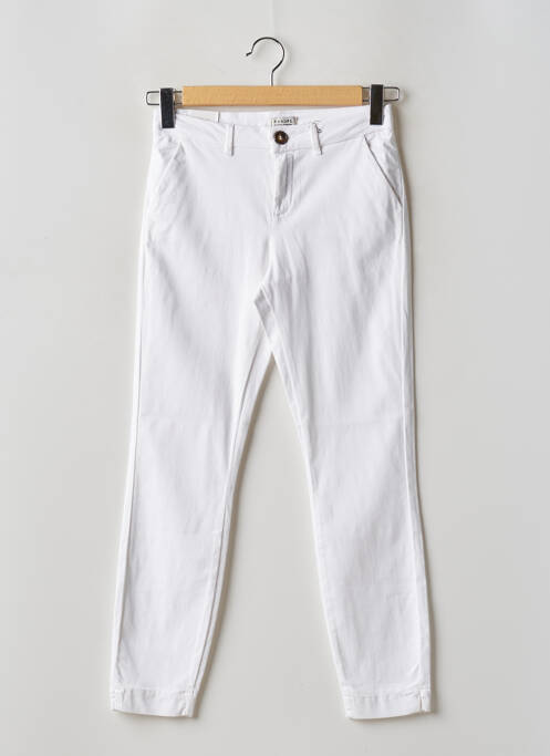 Pantalon 7/8 blanc KANOPE pour femme