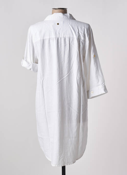 Robe mi-longue blanc ÉTYMOLOGIE femme