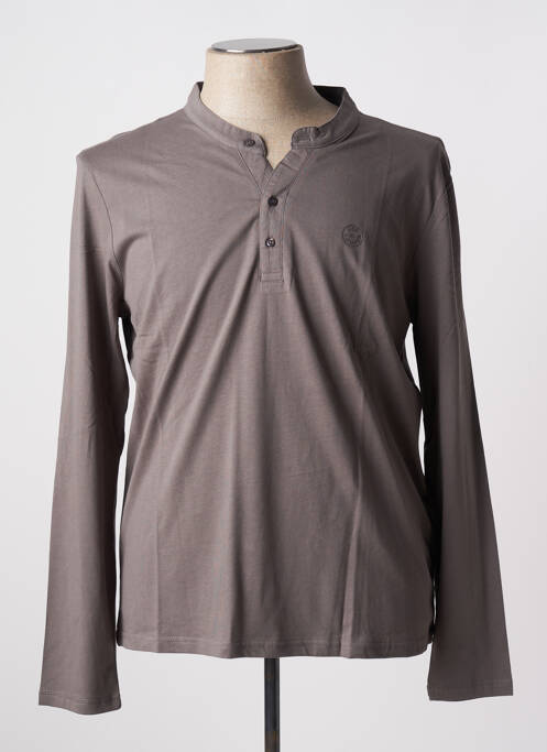 T-shirt gris LEE COOPER pour homme