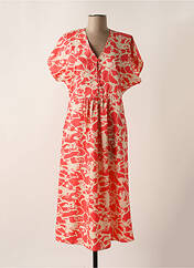 Robe mi-longue rouge SCORZZO pour femme seconde vue