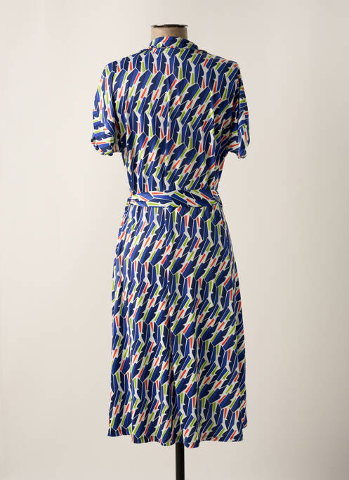 Robe mi-longue bleu SCORZZO pour femme