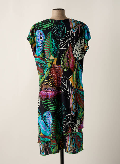 Robe mi-longue noir PAUSE CAFE pour femme