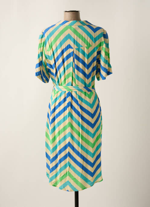 Robe mi-longue vert SIGNE NATURE pour femme