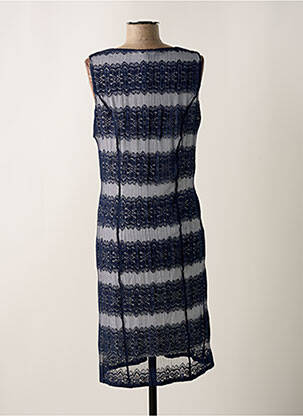 Robe mi-longue sans manche sans manche bleu GREGORY PAT femme