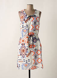 Robe mi-longue sans manche sans manche blanc MERI & ESCA femme