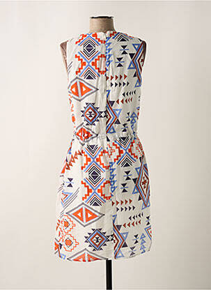 Robe mi-longue sans manche sans manche blanc MERI & ESCA femme