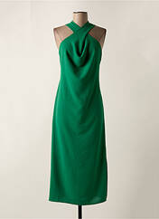 Robe longue vert ANDAM pour femme seconde vue