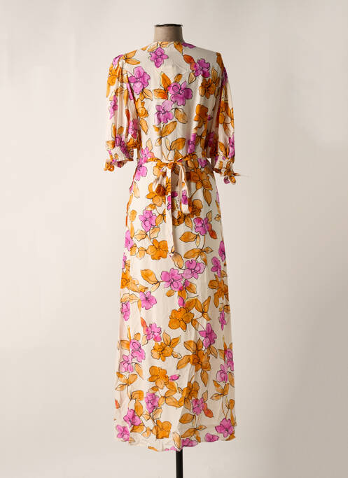 Robe longue beige FABIENNE CHAPOT pour femme