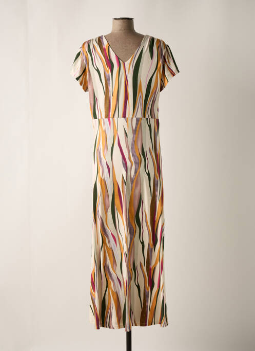 Robe longue beige K-DESIGN pour femme