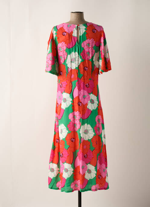 Robe longue orange SIGNE NATURE pour femme