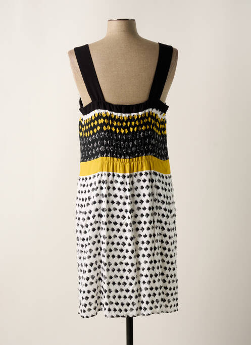 Robe mi-longue jaune PAUSE CAFE pour femme