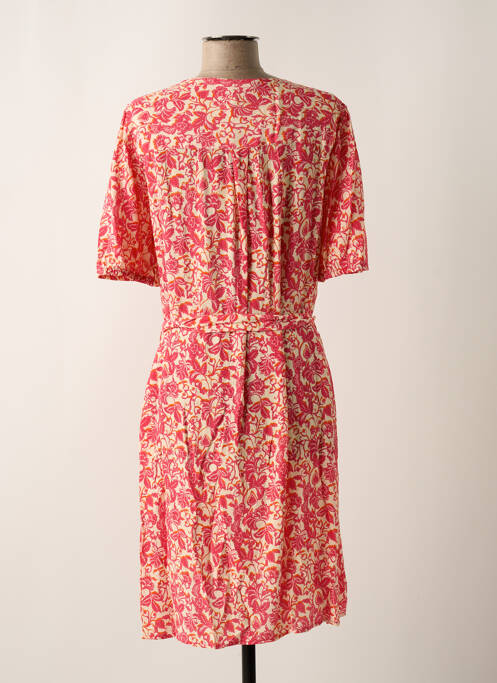 Robe mi-longue rose JULIE GUERLANDE pour femme