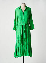 Robe longue vert SIGNE NATURE pour femme seconde vue