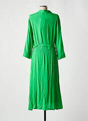 Robe longue vert SIGNE NATURE pour femme seconde vue