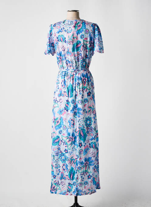 Robe longue bleu C'EST BEAU LA VIE pour femme